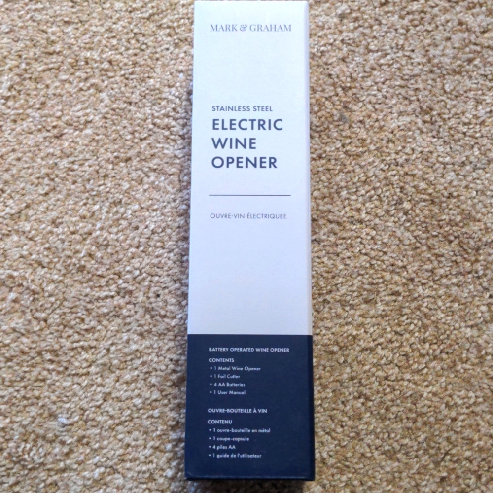 Electric wine opener